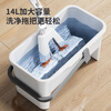 Best Helper Sponge Mop Scrubbing Hands-free Basin Bucket Plus Everyone's Mop Cleaning Mop Mop Mop Cleaning Bucket