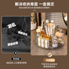 KAMAN high-looking desktop cosmetics storage box new skin care products transparent dressing table Internet celebrity lipstick rotating storage rack 360 rotation transparent 1 piece