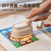 CHIGO heat press machine DIY handmade electric iron ironing machine non-porous base plate automatic temperature control small home travel dormitory available bean ironing machine bean ironing machine iron gift 8051