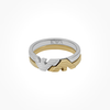 Armani (ARMANI) Zeng Shunxi's same style couples series couple ring for women EGS3232040-10