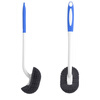 Leeuwenhoek's new toilet brush household no dead angle toilet cleaning brush soft hair long handle bathroom toilet brush no dead angle toilet brush 1 random color