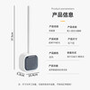 Zigman toilet brush set silicone punch-free cleaning brush long-handled bathroom toilet brush without dead corners to clean the toilet artifact