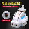 Two-way double-throw knife switch ceramic 32A2P reverse electric knife switch 220 dual power conversion switch 2P 100A ceramic model