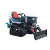 Crawler type rotary tiller multi-functional agricultural greenhouse orchard pastoral management ditching tractor ride-on micro tiller 100 horsepower rotary tiller deposit flood and drought dual use