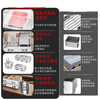 Shi Xishuo Commercial Jiugongge Guandong Cooking Pot Malatang Chuan Chuan Incense Stall Special Vertical Style | Double Cylinder 9 Grids + 9 Grids + Dust Cover