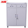 Bingyu BY-2332 double-door tool cabinet, hardware heavy-duty tool box, drawer-type mobile tool cart, thickened tool cabinet, gray and white