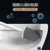 Zigman toilet brush set silicone punch-free cleaning brush long-handled bathroom toilet brush without dead corners to clean the toilet artifact