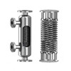Jiangxing J spiral wound tube heat exchanger shell and tube 304316 stainless steel radiator condenser heat exchanger unit 1 flat-100 flat 800mm*133mm
