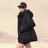 Govan style shell 4.0 five-point luxury outdoor goose down jacket Yang Mi's same style women's short down jacket black L