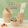 SHUANG YU disposable tableware set for 10 people, paper cup + paper bowl + chopsticks, picnic and camping disposable tableware