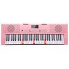 Meirkergr MK-288 pink smart version + piano stand 61-key multi-function teaching electronic keyboard for children beginners musical instrument connection microphone headset mobile phone pad with piano stand