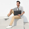 Scarecrow men's briefcase business handbag office business trip lawyer casual shoulder crossbody 14-inch computer bag