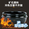 Kangshu (KANGSHU) Korean stone pot bibimbap Japanese cuisine special pot steamed egg bowl miso soup ginseng chicken soup commercial casserole 1100ml stone pot (with tray)