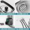 Subo 304 stainless steel electric kettle large capacity anti-dry boiling household kettle electric kettle whistle to boil water 5L - Thickened electric kettle holds about 7 catties of water 4L-9.8L