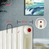 Sendersend heating household plumbing Junbao flat tube JU2180 height 1800mm milky white 1800mm 5 columns sheet height 1800MM