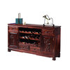 Wooden center mahogany furniture Indonesian black rosewood (scientific name: broad-leaf rosewood) sideboard solid wood wine cabinet 1.4/1.6 meters restaurant storage cabinet Chinese style low cabinet multi-function 138*40*88 low wine cabinet