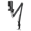Maono Microphone Computer Microphone Notebook USB Condenser Microphone Online Class Teaching Game Karaoke Live Recording Microphone Conference Desktop Bobo Microphone 461S High Quality Sound + Adjustable Gain + Plug and Play