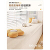 Lanlifang Imitation Cotton Linen Coconut Brown Latex Bay Window Cushion Window Sill Cushion 2026 New Four Seasons Tatami Seat Cushion Customized Chenille-Dark Gray Supports Customization Contact Customers for Recommended Sizes
