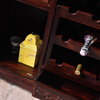 Wooden center mahogany furniture Indonesian black rosewood (scientific name: broad-leaf rosewood) sideboard solid wood wine cabinet 1.4/1.6 meters restaurant storage cabinet Chinese style low cabinet multi-function 138*40*88 low wine cabinet