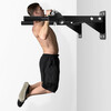 Qinglang wall horizontal bar home indoor pull-up device fitness training pull rod muscle sports punching and fixing equipment thickened black + crossbar