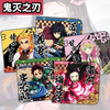 Eishuo Japanese version short wallet cartoon anime Demon Slayer: Kimetsu no Yaiba trendy teenagers and students cross-section two-fold card holder wallet G-Yiyong