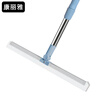Kangliya K-2802 Silicone Wiper Retractable Stainless Steel Rod Bathroom Floor Scraper Cleaning Squeegee Broom Large Size 50CM