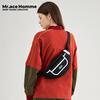 Mr.ace Homme Dynamic Cycling Niche Design Sports Crossbody Bag Women's Versatile Chest Bag Waist Bag Shoulder Bag Trendy College Black