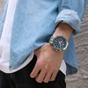 CITIZEN Eco-Drive Blue Angel Air Eagle Multifunctional Fashion Business Men's Watch as a Gift for Your Boyfriend JY8078-52L