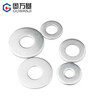 Guwan base iron galvanized metal gasket round flat gasket Washer flat gasket thickened screw gasket plus ultra-thin gasket M5*20*1 (100 pieces)