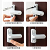 Thousand-speed wheel plastic steel flat door and window T-lock window lock limiter safety lock protective lock anti-theft lock punch-free model 4 pieces alloy