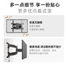 Zhilong TV Telescopic Hanger TV Bracket Wall Mount Rotating Wall Mount Suitable for Xiaomi TCL Hisense Skyworth (32-150 inches) universal large-screen TV hanging 40-75 inches universal six-arm upgrade and strengthening