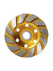 Diamond grinding disc angle grinder grinding disc marble stone bowl edge grinding wheel concrete cement floor grinding disc wheel 100MM golden corrugated agglomerate gold 1 piece