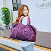 CRISP KERREIN Hong Kong brand travel bag women's short-distance portable luggage bag large capacity travel bag Korean version boarding bag fitness bag trendy purple 1010 ready for delivery on the same day