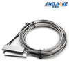 Jingjiake strip area matrix through-beam fiber optic sensor can waterproof detection of packaging machine vibration plate blanking counting induction BT-25MLT matrix through-beam fiber optic sensor