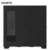 Quasi-new product GIGABYTE C201G panoramic upper and lower compartment chassis, blackened tempered glass side transparent, compatible with top 360/side 240 water cooling, quick-release dust filter, black M-ATX