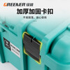 GREENER multi-functional tool box hardware universal industrial-grade vehicle-mounted household electrician storage box props portable large storage flat impact drill 23-inch heightened diamond style