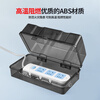 International Electrician (FDD) Power Strip Protection Cover Outdoor Outdoor Power Socket Splash-proof Box Wiring Board Rain Cover Increased Row Plug Waterproof Box Row Plug Waterproof Box Black and Transparent
