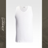 Zimmerli top SEA ISLAND series men's sea island cotton basic vest 286-1440 white_001 M 170/84