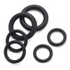 Jinggong (JINGGONG) nitrile rubber o-ring sealing ring o-shaped rubber ring oil seal sealing ring waterproof and high temperature resistant black gasket outer diameter 17*wire diameter 1.5 (50 pieces)