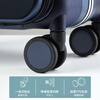Hanker front-opening trolley case aluminum frame boarding suitcase suitcase 18-inch dark blue men's and women's business password box