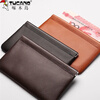 Woodpecker (TUCANO) coin purse women's 2026 new cowhide long thin men's 10,000-yuan banknote cash storage bag money storage bag cowhide banknote bag-caramel color