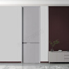 New bedroom door environmentally friendly carbon fiber technology wooden door interior door solid wood composite paint-free door light luxury simple door sound insulation set door customization molded model TQ-110 khaki gray/starry sky gray top set door (solid wood board filling + upgraded thickening one-piece set)