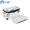 Warm Ice Bear 10-70-85L Portable Sea Fishing Box Insulated Box Refrigerator Box Fishing Special Cooling Outdoor Car Fresh Box PU 36L White Strap Storage Box + Water Outlet Wheel