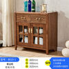 Guansi solid wood sideboard modern new Chinese style living room tea cabinet wine cabinet integrated wall multi-functional storage cabinet cupboard 8810-1 lower cabinet