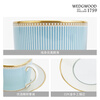 Wedgwood Eternal Light Cup and Saucer Set Bone China Coffee Cup and Saucer Light Luxury Afternoon Tea Cup and Saucer Home Eternal Light Cup and Saucer Set