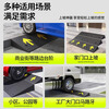 Baige step slope mat threshold curb curb slope triangle step mat car climbing uphill mat 100*15*6 all black rubber and plastic model CW523666