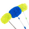 Hastic chenille retractable car wash mop car duster car brush cleaning wax mop blue upgrade (aluminum alloy three-section set) HKY-290