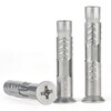 JINGGONG stainless steel expansion screws countersunk head cross expansion bolts extended pull-out screws m6m8m10 201 - M6*50 (50 pcs) Wholesale