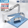 Fengji 304 stainless steel square clamp bridge clamp photovoltaic cable throat clamp trunking tube clamp square tube fixed buckle 100*50 (2 pieces)
