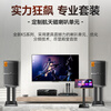 SANSUI KS315 home ktv audio set, power amplifier, karaoke machine, professional ktv singing complete set of equipment, karaoke speaker, stage performance, conference room speaker, 10-inch professional box + power amplifier + effector + microphone + karaoke machine